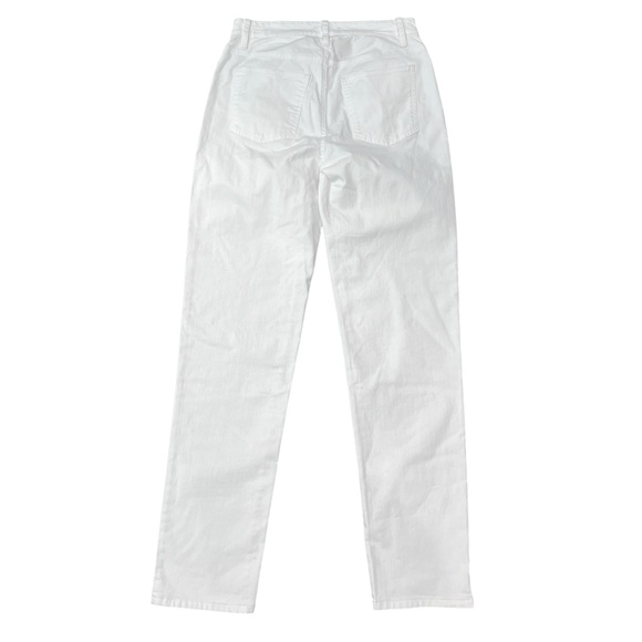 Eileen Fisher Organic Cotton High Rise Skinny Jeans White Denim Size 2 NWT - Picture 6 of 12